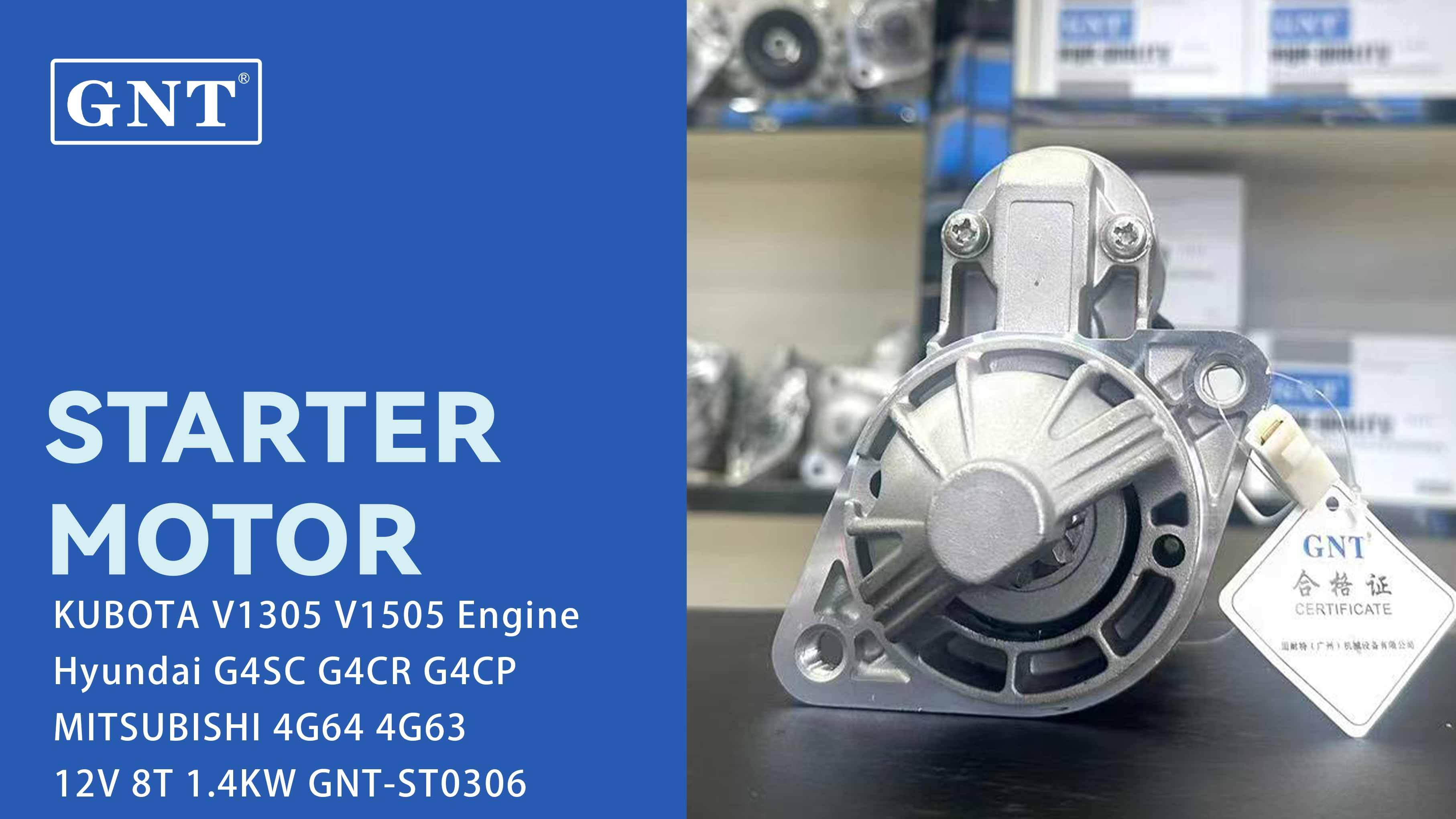 12V 8T Starter Motor compatible with Hyundai G4SC Engine 0986016001 F005M00011 110811 CST35106AS CST35106GS DRS3139 J5215022 HCP3503 JS628