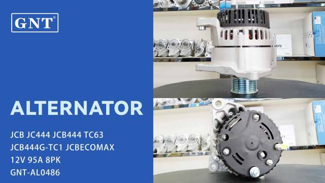 12V 95A Alternator compatible with JCB TC63 JC444 Engine 32008560 32008610 32008649 32009348 35008648 35008648 320085603 320085604