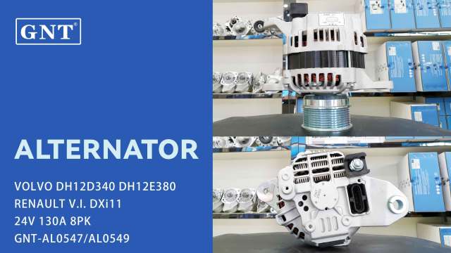 24V 130A Alternator compatible with VOLVO DH12D340 Engine 19092000 19092048 30008VL 940002X 940003X DRB0002 DRB0002X DRB0003X DRB0005X