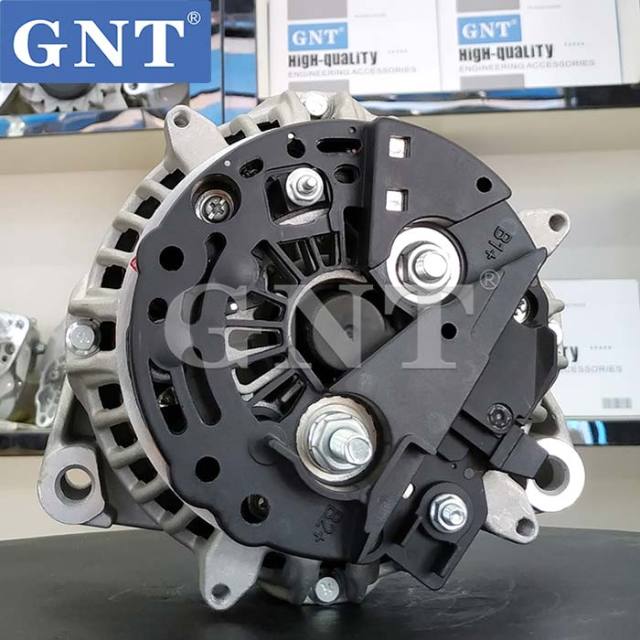 24V 130A Alternator compatible with JOHN DEERE 6135HF Engine 0124655080 0124655191 0124655192 F00E100643 RE538907 RE558679 SE502564 AT488138