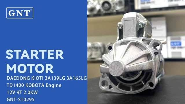 12V 9T Starter Motor compatible with KIOTI CK25 Engine 1532163015 1532163016 1532163017 1543563012 1550163010 1550163011 LRS04077 LRS4077