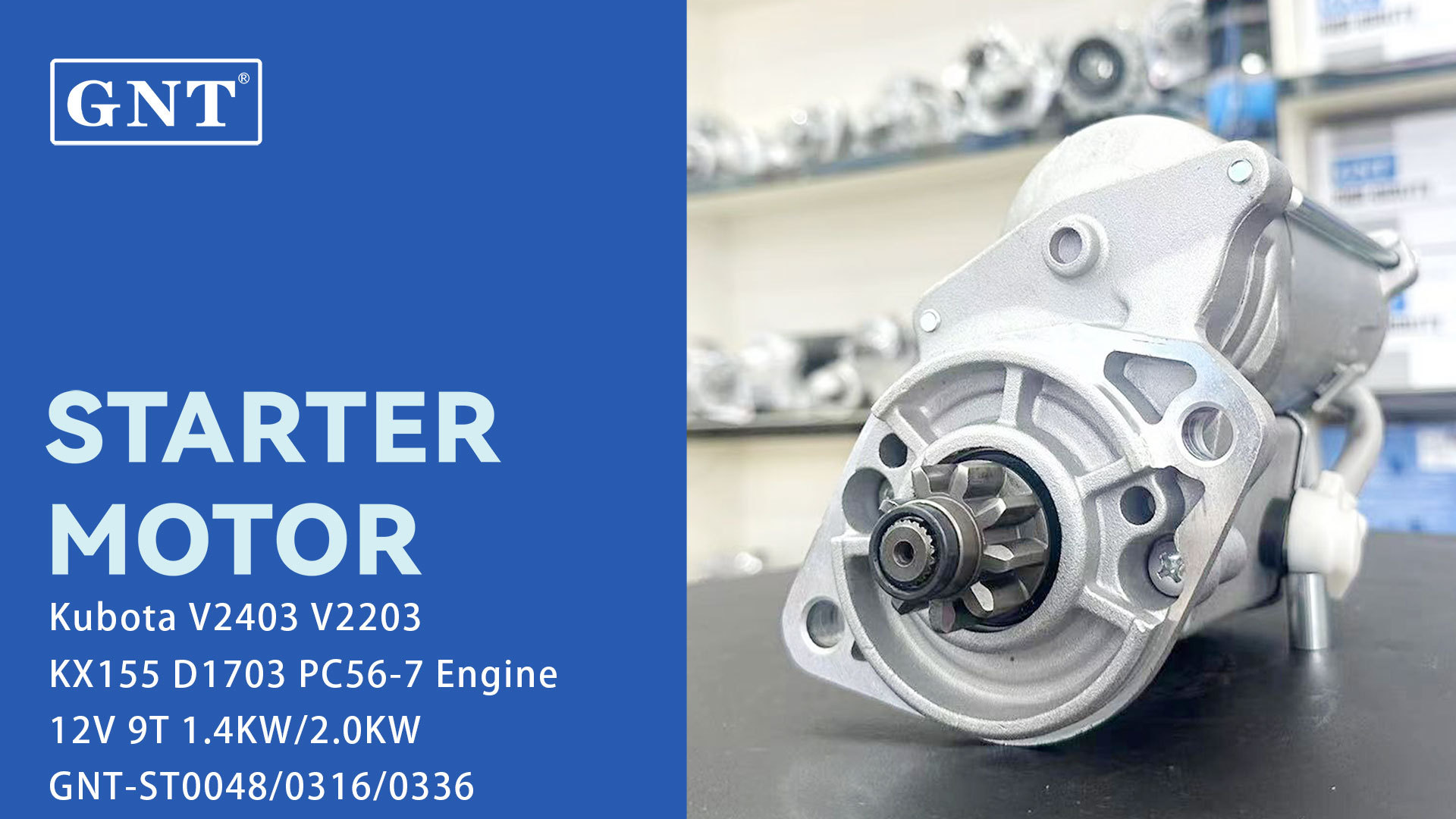 12V 9T Starter motor compatible with Komatsu PC56-7 Engine 1542563010 1542563011 1542563012 1542563013 1542563014 1542563015 1542563016