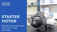 24V 12T Starter compatible with KOMATSU 6D125 D65E Engine 0230002386 0230003280 0230003285 0230003286 0230006251 0230006531 114164