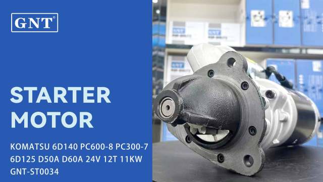 24V 12T Starter compatible with KOMATSU PC600-8 Engine 03517020683 03517020684 03517020690 03517020691 6008638113 6008638111 6008638112 6008134230 4980283