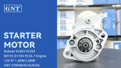 12V 9T Starter compatible with Kubota V2403 Engine 6662323 6653920 111299 10465531 2280000660 2280000661 2280000662 2280000663 2280000664