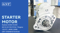 12V 9T Starter compatible with Kubota KX155 Engine 1666163012 1666163013 1666163015 1920263011 1982163011 2539135 253913500 253913500RM CST40179AS