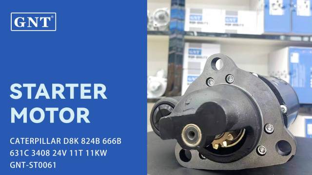 24V 11T Starter compatible with CATERPILLAR D8K 639D 3408 Engine 10461156 10465603 10478846 1109294 1109644 1109793 1109835 1109969