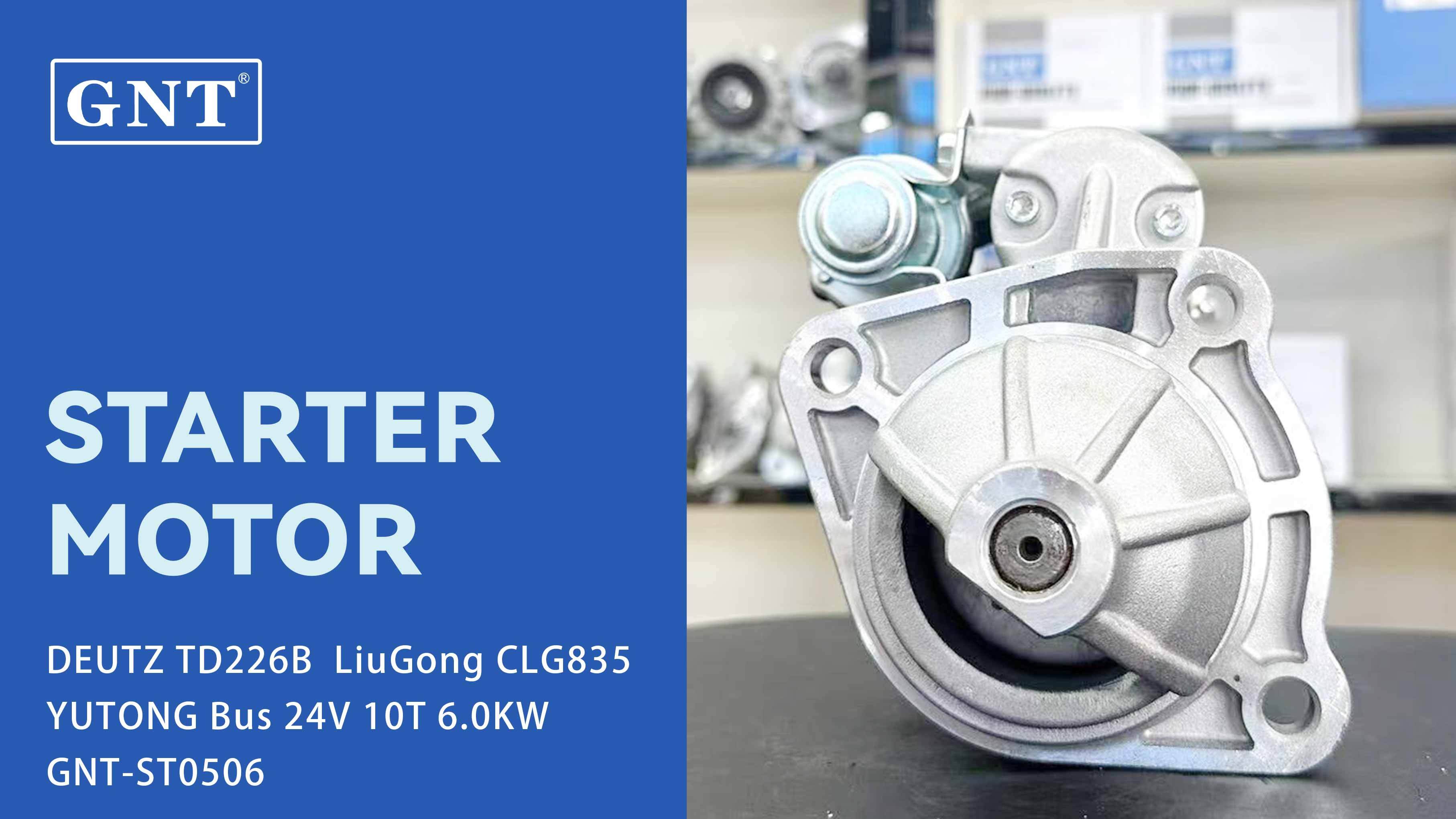 24V 10T Starter compatible with DEUTZ TD226B Engine 13023606 13031589 13031962 13031981 13039197 10001100158 STP3914LC STP3914MH