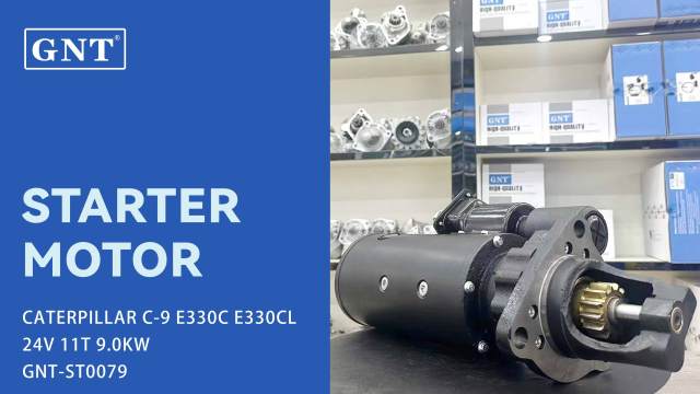 24V 11T Starter compatible with CATERPILLAR C9 Engine 5L8205 5LG48 5N2685 6N9667 6N9677 6T0640 6T0647 6V0511 6V0590 6V0885 6V0890 6V0927