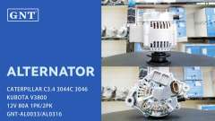 12V 80A Alternator compatible with CATERPILLAR C3.4 3046 KUIBOTA V3800 Engine 0R4328 0R9274 1052813 1052814 OR4328 3286803201 32B6803201