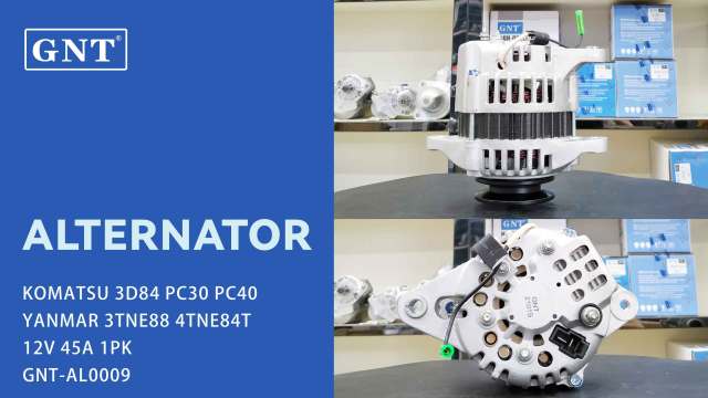 12V 45A Alternator compatible with KOMATSU 3D84 PC30 Engine 23700KA150 23700KA151 429903400 429906001 429906100 429906400 429906500 429906600