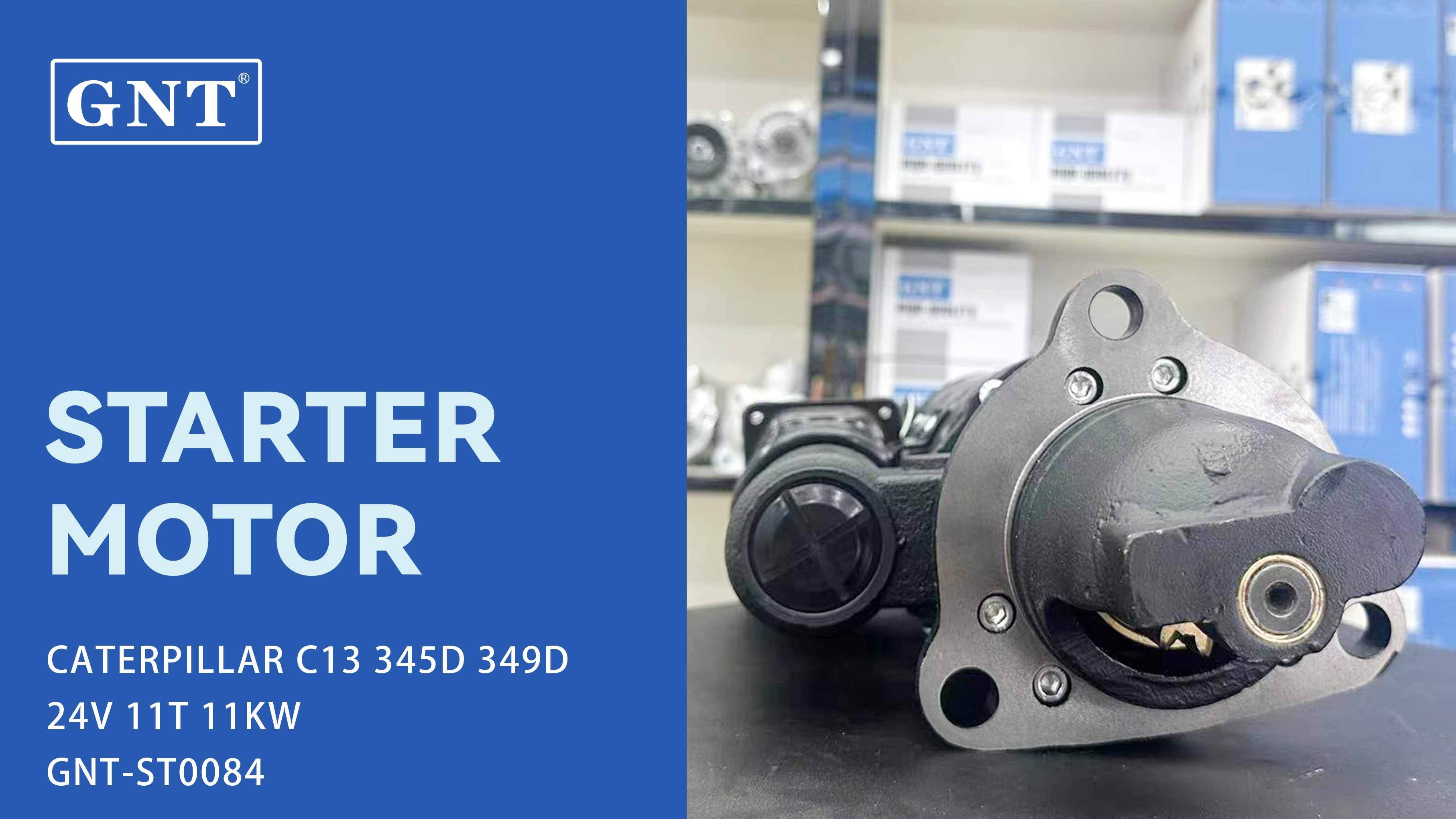 24V 11T Starter compatible with CATERPILLAR C13 345D 349D Engine 20R3250 2692757 3487651 8200098 8201093 8200528 STD2757NB