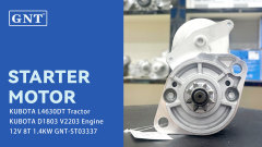 12V 8T GNT Starter compatible with KUBOTA D1803 D1703 V2203 Engine 2280008690 2280008691 2280009800 2280009801 2280809800 9722809980