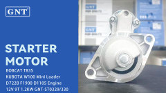12V 9T GNT Starter compatible with Bobcat T83S Engine 6798031151 6A32059211 7770002596 0280008320 0280008321 1280003590 1280009950 4280001161
