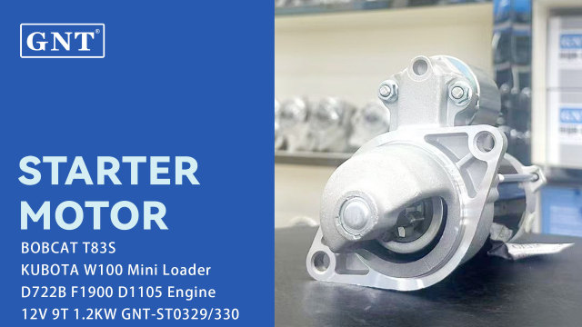 12V 9T GNT Starter compatible with Kubota D722B Engine 015386 015508 015873 0986023460 3390105 6680542 6681742 6962169 110447 113211