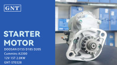 12V 15T GNT Starter compatible with Cummins A2300 Engine DRS0237 DS1347 CST41106AS CST41106GS 246-20127 LRS03955 LRS3955 88215030