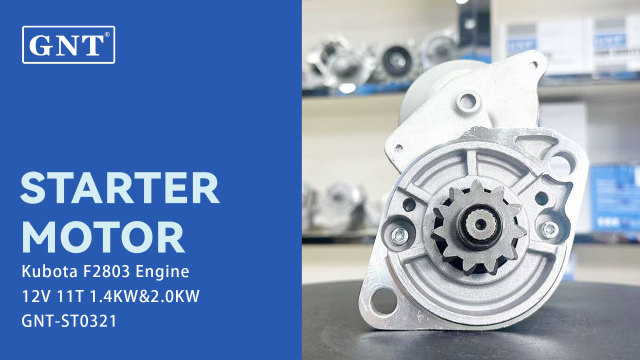 12V 11T Starter motor compatible with Kubota F2803 Engine 115595 2280004740 2280004741 1712163014 1712163014 19648N DRS0979 CST40526AS
