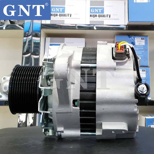 24V 50A Alternator compatible with MITSUBISHI D04FR SK140-8 Engine 0350004598 0350004838 0350004848 0620000130 60086103111 71440471