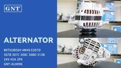 24V 45A Alternator compatible with MITSUBISHI 4M40 E307D Engine A003TA8199 A3TA8199 ME108147 A003T8199 1397850 CAL35642AS CAL35642GS