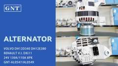 24V 130A Alternator compatible with VOLVO DH12D340 Engine 0124655500 0124655505 0986049360 1986A01033 1986A01034 F042301131 01183408
