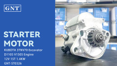 12V 15T Starter motor compatible with Kubota V1505 Engine 2280006320 2280006321 2280806321 DSN2087 1623563010 1623563011 1623563012 1742363012