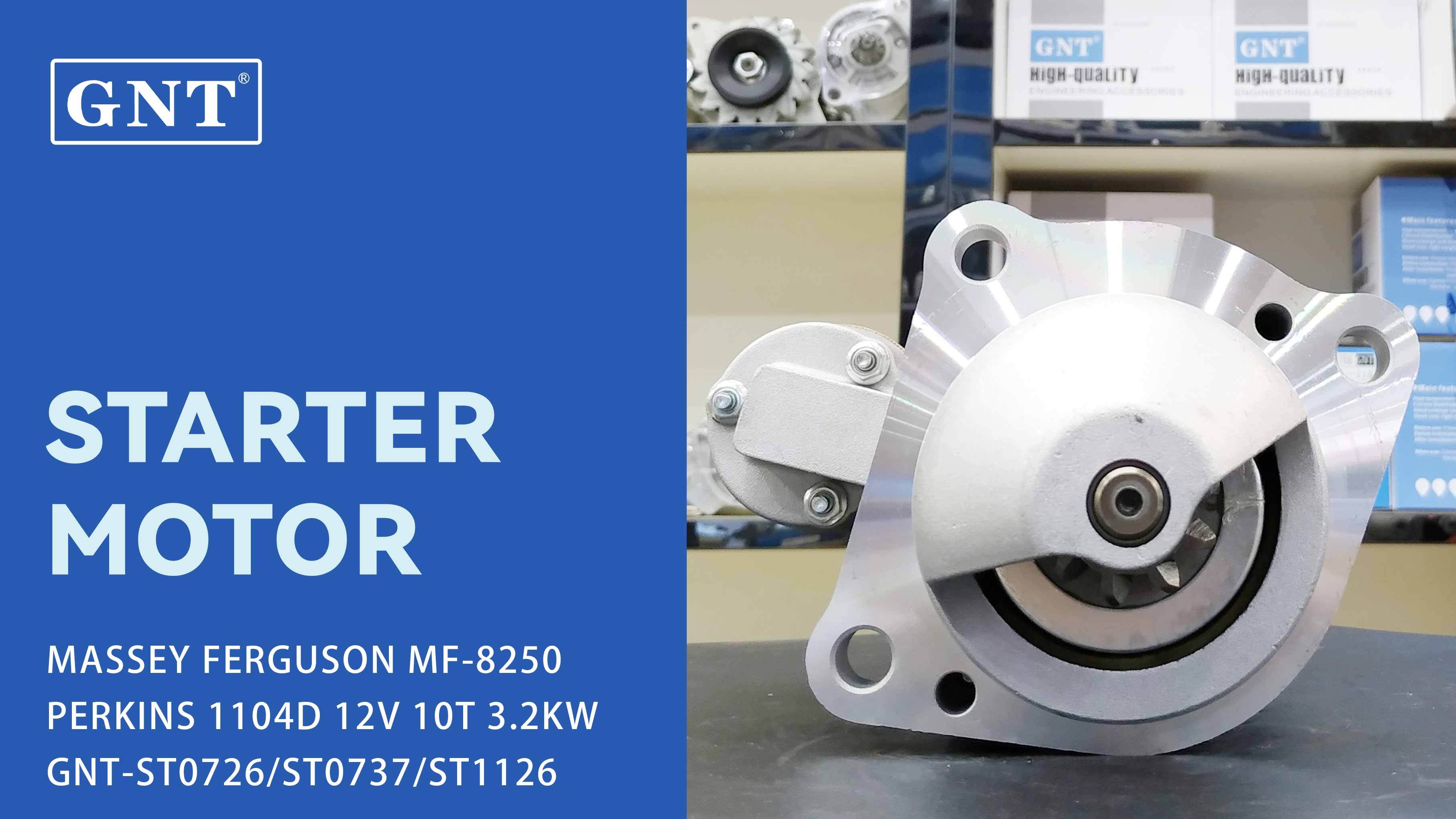 12V 10T Starter compatible with PERKINS 1104D Engine 11131973 11132035 11132175 11132149 AZE4151 AZE4172 AZE4199 AZE4207 AZE4219 AZF4102