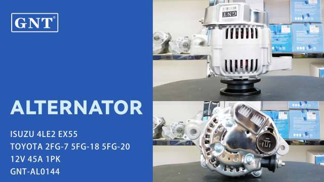 12V 45A Alternator compatible with ISUZU 4LE2 EX55 Engine 10459516 DRA3519 DRA3519N 1002114540 8972315010 JA970IR 1213201ND2 12187N