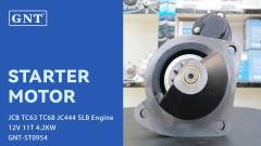 12V 11T Starter compatible with JCB TC63 TC68 Engine 11131292 11131697 11131711 11131848 11132113 AZF4181 AZF4186 AZF4224 AZF4301