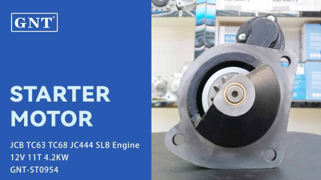 12V 11T Starter compatible with JCB TC63 TC68 Engine 11131292 11131697 11131711 11131848 11132113 AZF4181 AZF4186 AZF4224 AZF4301