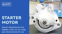 12V 10T Starter compatible with PERKINS 1104D Engine 3784889M1 3784889M2 3784890M1 3823621M91 3823621M95 19083001 DRS0066 DRS0066N DRS0279