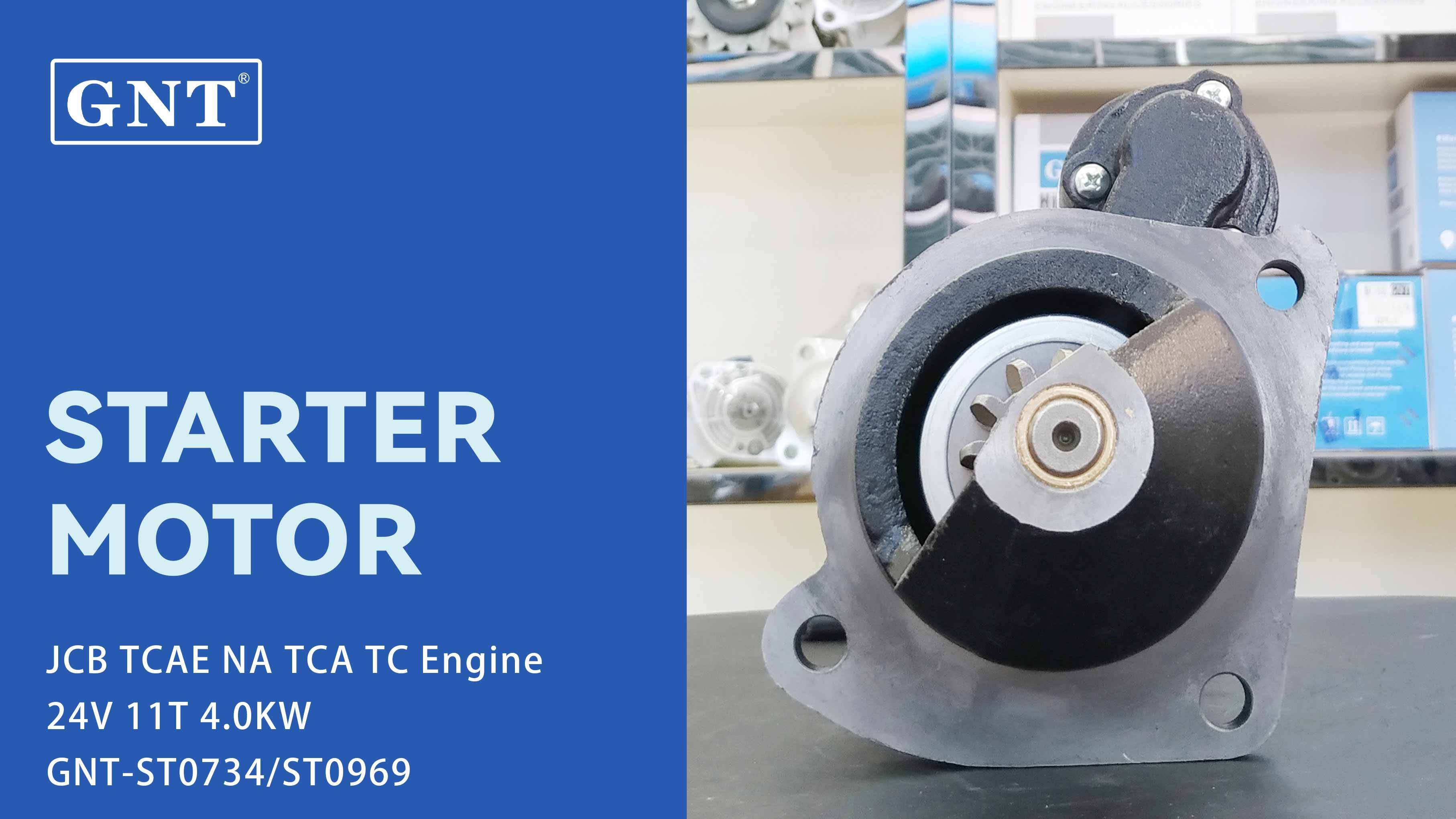24V 11T Starter compatible with JCB JS210 JS220 JS235 Engine STI6742RB STI6742WA CST21617AS CST21617GS STI6742LC STI6742MA STI6742SU
