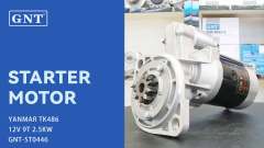 12V 9T Starter compatible with YANMAR TK486 Engine S13407 S13407A S13407B S13407C 452177 452324 8452177 8452324 STH0019BA STH0019DJ