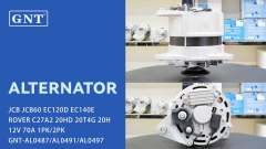 12V 70A Alternator compatible with JCB EC140D Engine 0120489293 0120489384 0120489385 0986044591 11201578 11201579 11201810 11203282 11203675