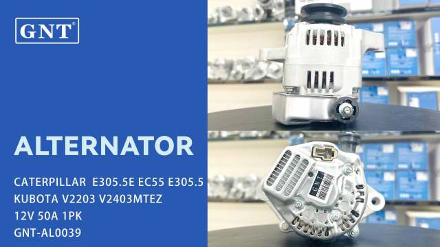 12V 50A Alternator compatible with CATERPILLAR E305.5 Engine 11209713 AAG5192 IA9544 12905277220 AM880701 CAL40177AS LRA03514 LRA003514
