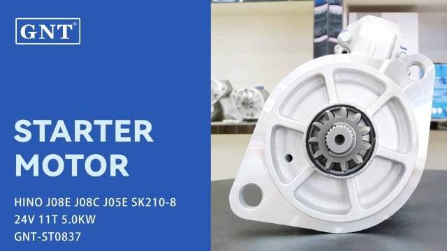 24V 11T Starter compatible with HINO J08E J05E Engine 2810078112 2810078113 2-8100-HN 19271N 300N10227Z STN8112WD 03655020155
