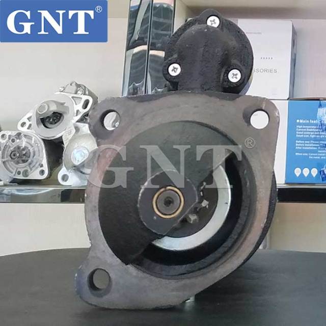 24V 9T Starter compatible with VOLVO 210B Engine 01180804 01180999 01180999BS 01182931 01853162 1180999 1182235 1182931 1183122 1183239