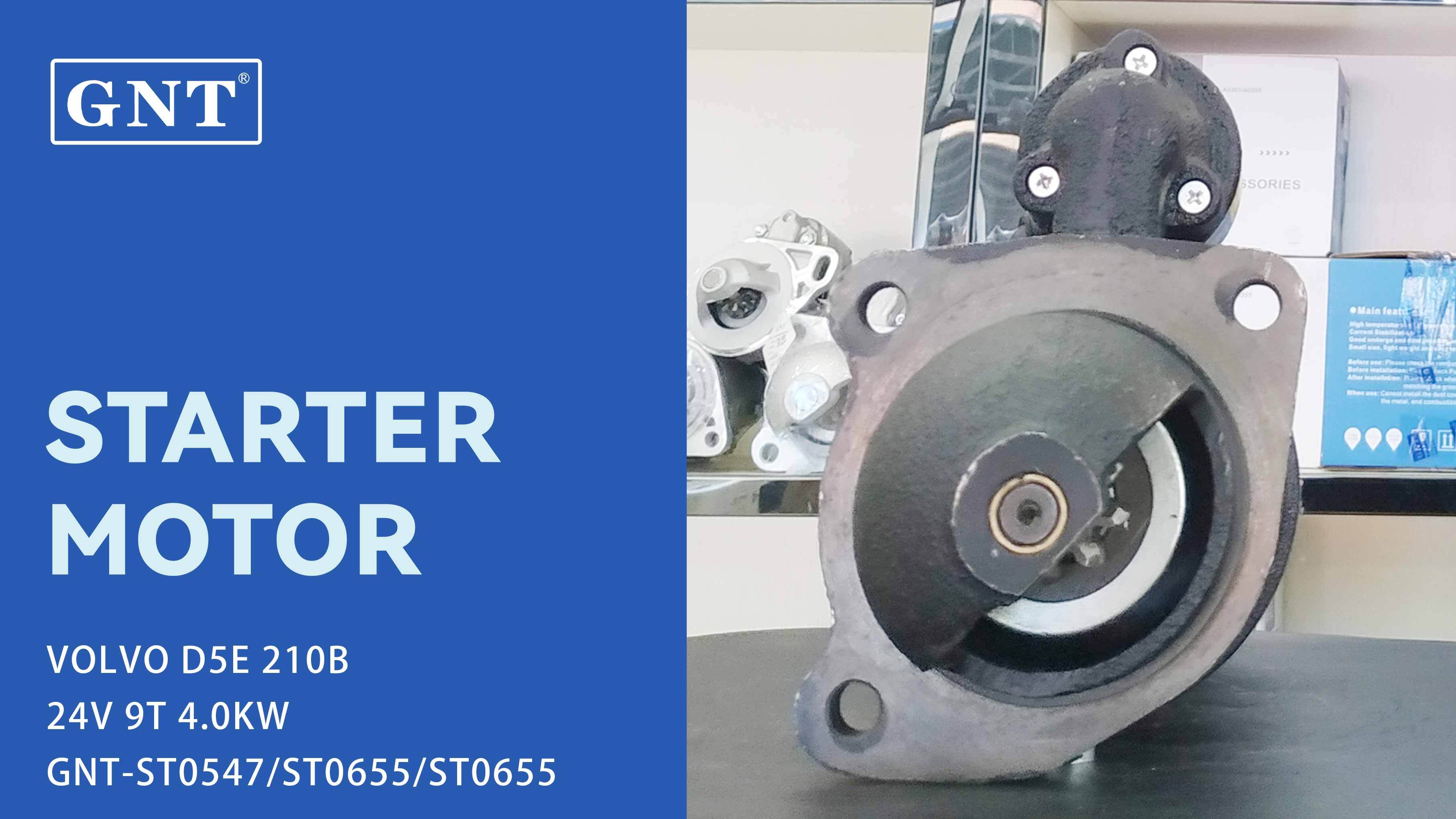 24V 9T Starter compatible with VOLVO 210B Engine 0001231005 0001231028 0001263007 0001263008 0001263051 0001263052 0986021000 1986S10050