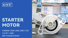 12V 8T Starter compatible with YANMAR 1D84 Engine 11131186 AZE1230 IS1066 1436177010 11436177011 11436277010 11436277011 11439977010