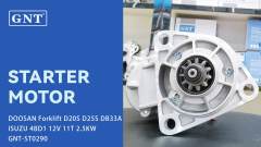 12V 11T Starter compatible with DOOSAN D20S DB33A Engine 5810001693 5811000710 5811001081 5811001690 5811001691 5811001692 5810001691
