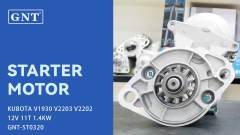 12V 11T Starter compatible with KUBOTA V2202 V1930 Engine 1901363011 7000073490 1542563016 1562163010 1562163013 18141N 18142N