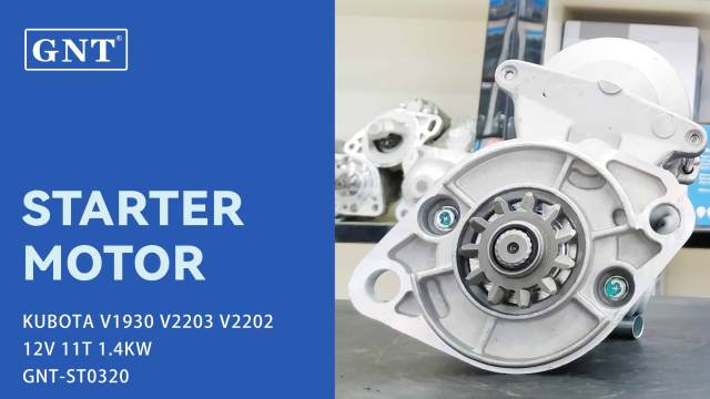 12V 11T Starter compatible with KUBOTA V2202 V1930 Engine 1901363011 7000073490 1542563016 1562163010 1562163013 18141N 18142N