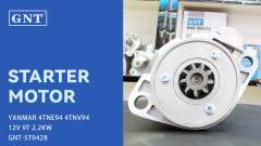 12V 9T Starter compatible with YANMAR 4TNE94 Engine 0399501103 0399501105 30051000011 A408129 22255566 2225566 AT211995 600051 602005
