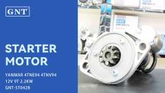 12V 9T Starter compatible with YANMAR 4TNE94 Engine S13204 S13205 S13205A S13404 136958 2506958 HST13204 S13205G S000V250600 112676 