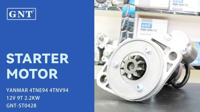 12V 9T Starter compatible with YANMAR 4TNE94 Engine S13204 S13205 S13205A S13404 136958 2506958 HST13204 S13205G S000V250600 112676 