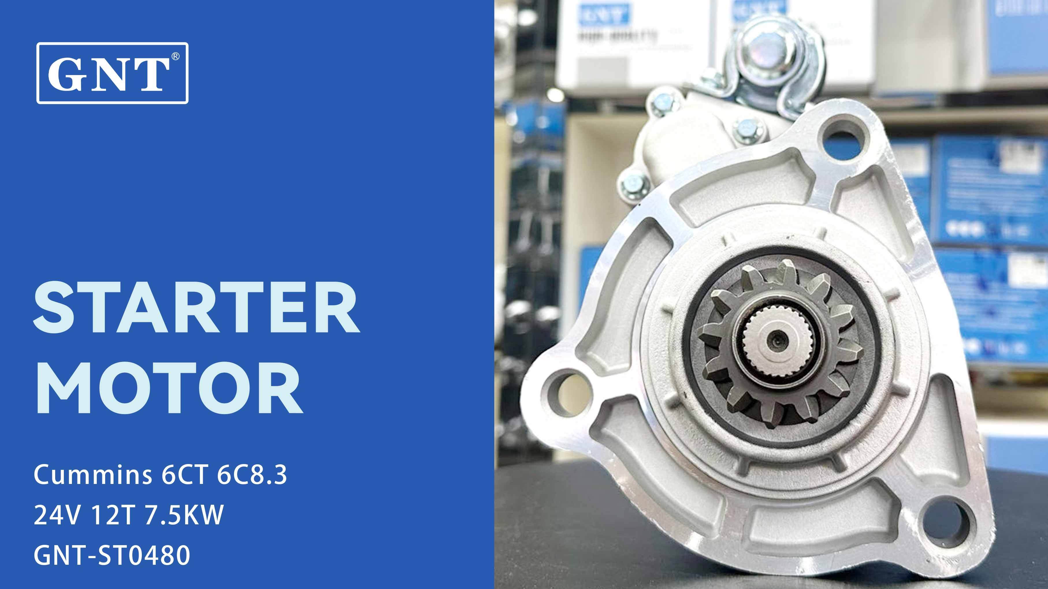 24V 12T Starter compatible with CUMMINS 6CT Engine 4942446 5266533 C4942446 1612536000003 100500646 M105R3004SE M105R3004SE-VPP
