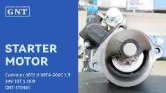 24V 10T Starter compatible with CUMMINS 6BT5.9 Engine 1998488 8200064 11131359 AZF4594 IS1140 71440033 1911961 1912103 860318