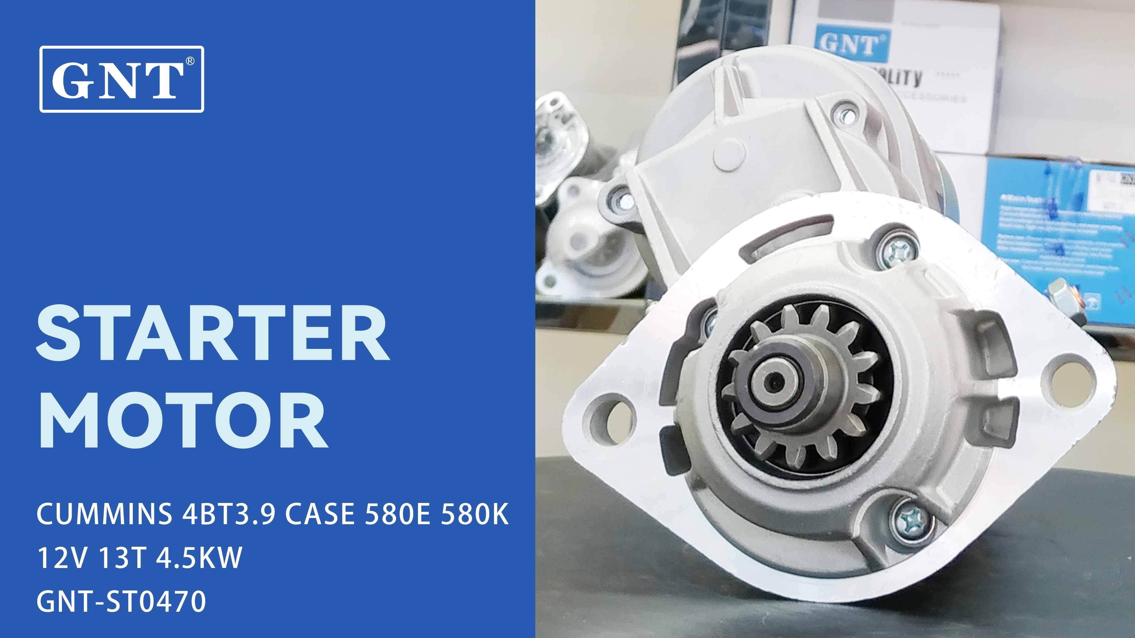 12V 13T Starter compatible with CUMMINS 4BT3.9 Engine LRS01505 LRS1505 CST40165AS STR6097 STR6099 1760057 1769512 16990N 19618N
