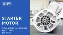 12V 11T Starter compatible with CUMMINS QSB3.3 LIUGONG908D Engine 24631109 S80571 016800 CST40447AS STN2868 STN2868NL STN2868WD 10955N