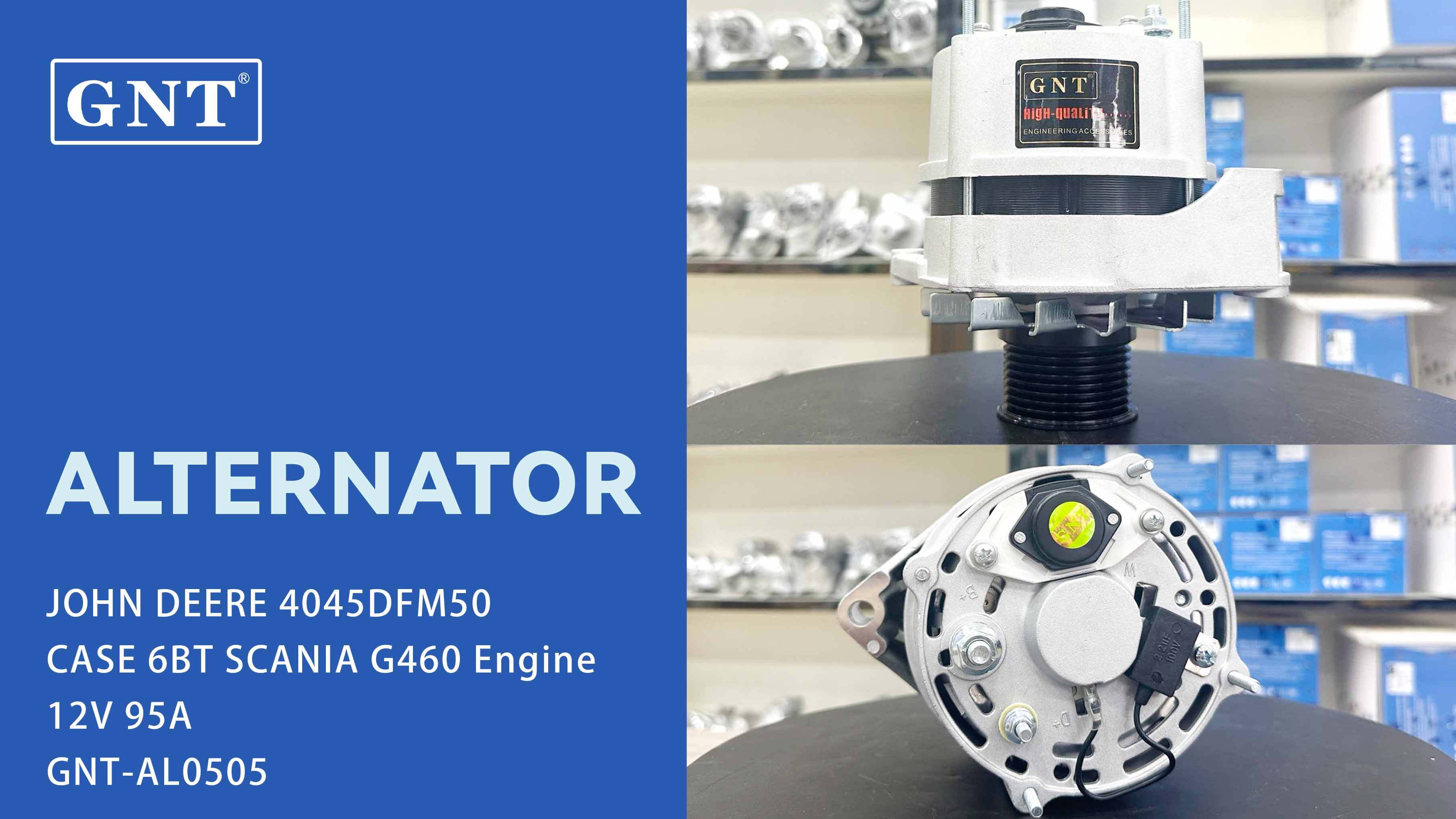 12V 95A Alternator compatible with BOSCH 1150H Engine A187623 A187873 AR18723 AR187873 0120484011 0120484018 0120484026 0120484050 0120484218