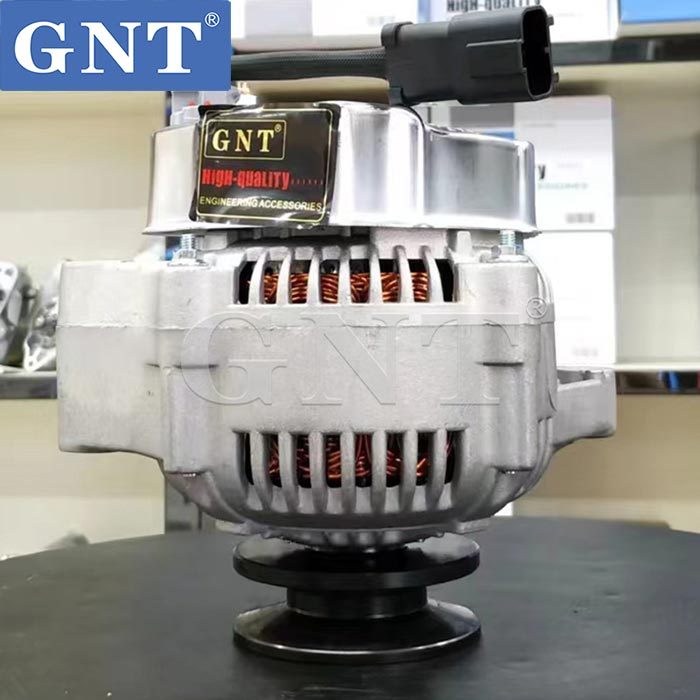 24V 60A Alternator compatible with KOMATSU S4D95E-5 6D95L Engine 1022110470 1022114080 1022114081 6008616510 4945839 2706059390